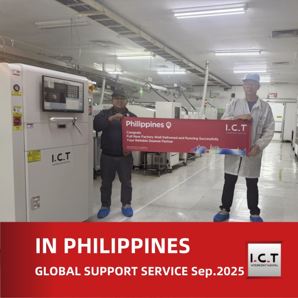 ICT: n ylenmääräinen tuki inline -lasermerkintälaitteelle Filippiineillä